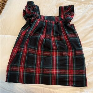 Vineyard Vines Red and Green Plaid tartan Kids Dress